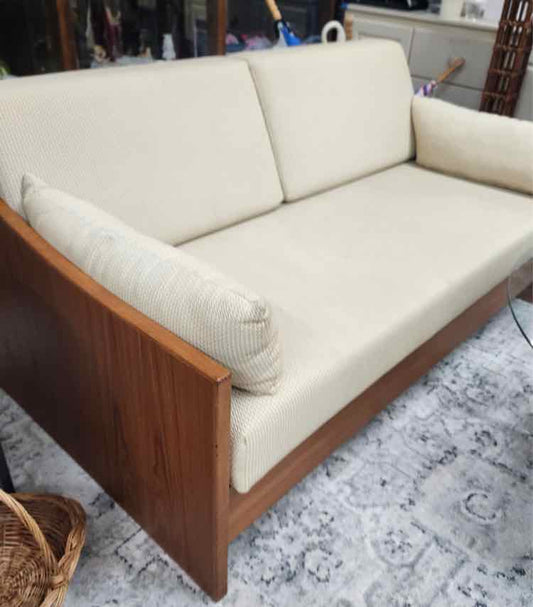 Full Teak Sleeper Couch