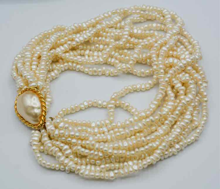 Kenneth Lane Freshwater/Multi-Strand Necklace