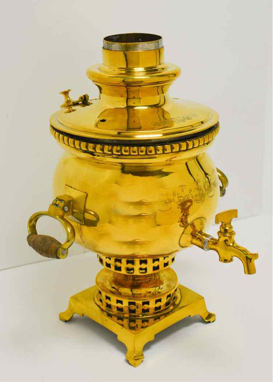 Antique Brass Moroccan Samovar