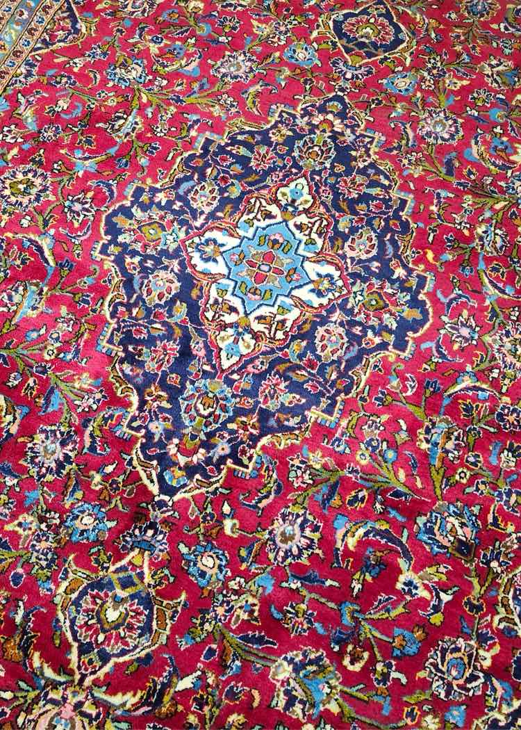 Blue/Red Rug