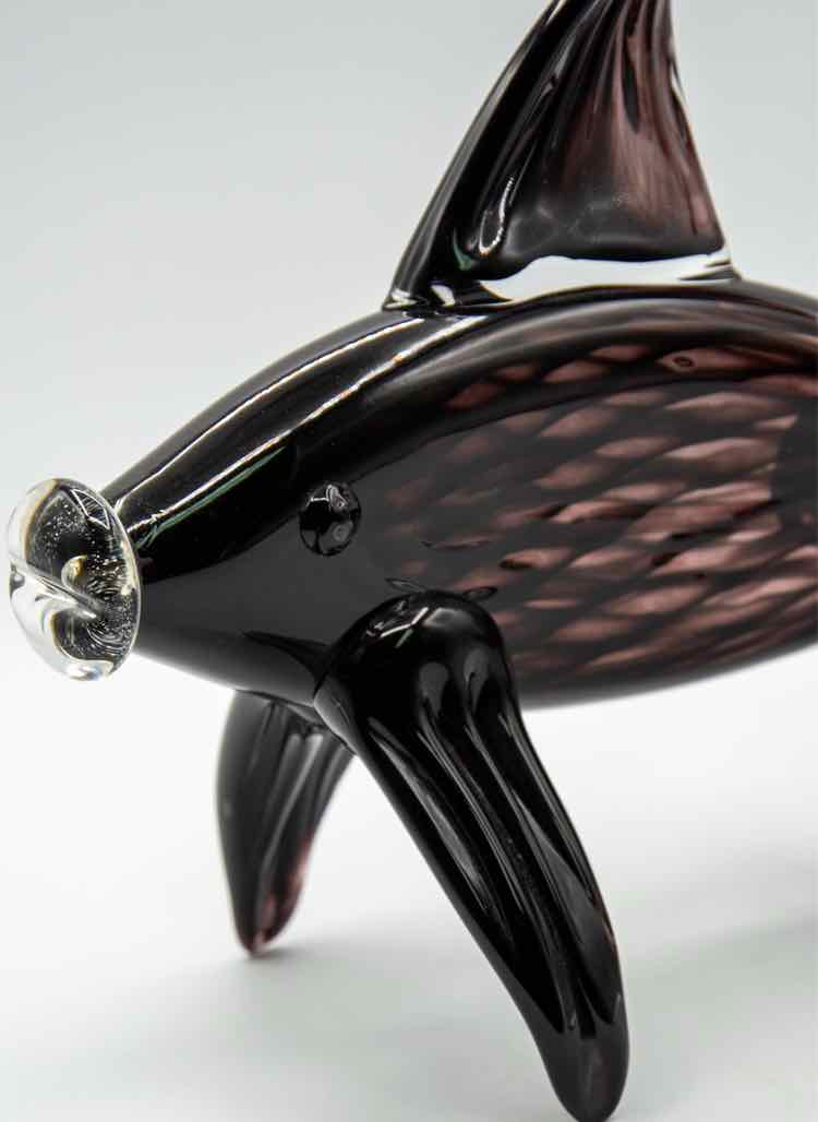 Black Murano Fish