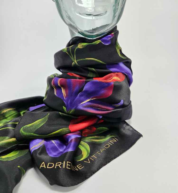 Wild Iris Silk Scarf