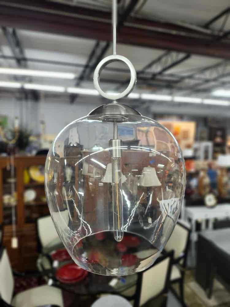Uttermost Calix Brush Nickel Pendant Ceiling Light