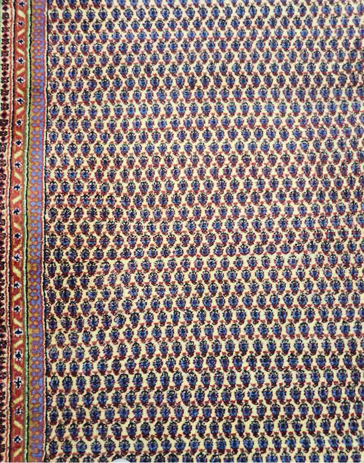 10'2"x14'6" Yellow/Red Rug