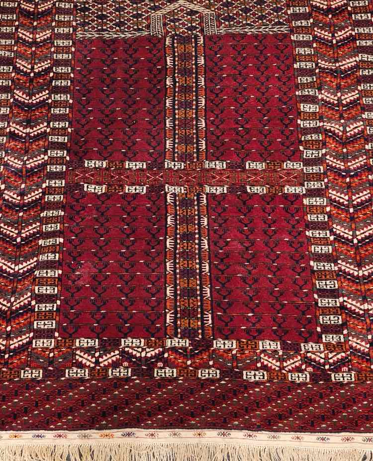 4x6 Vintage Handwoven Rug