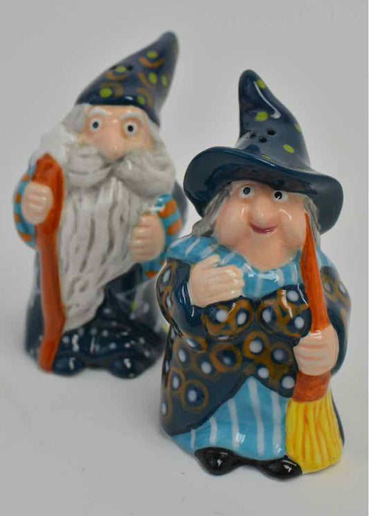 Charma Designs Gnome & Witch S&P Shaker Set