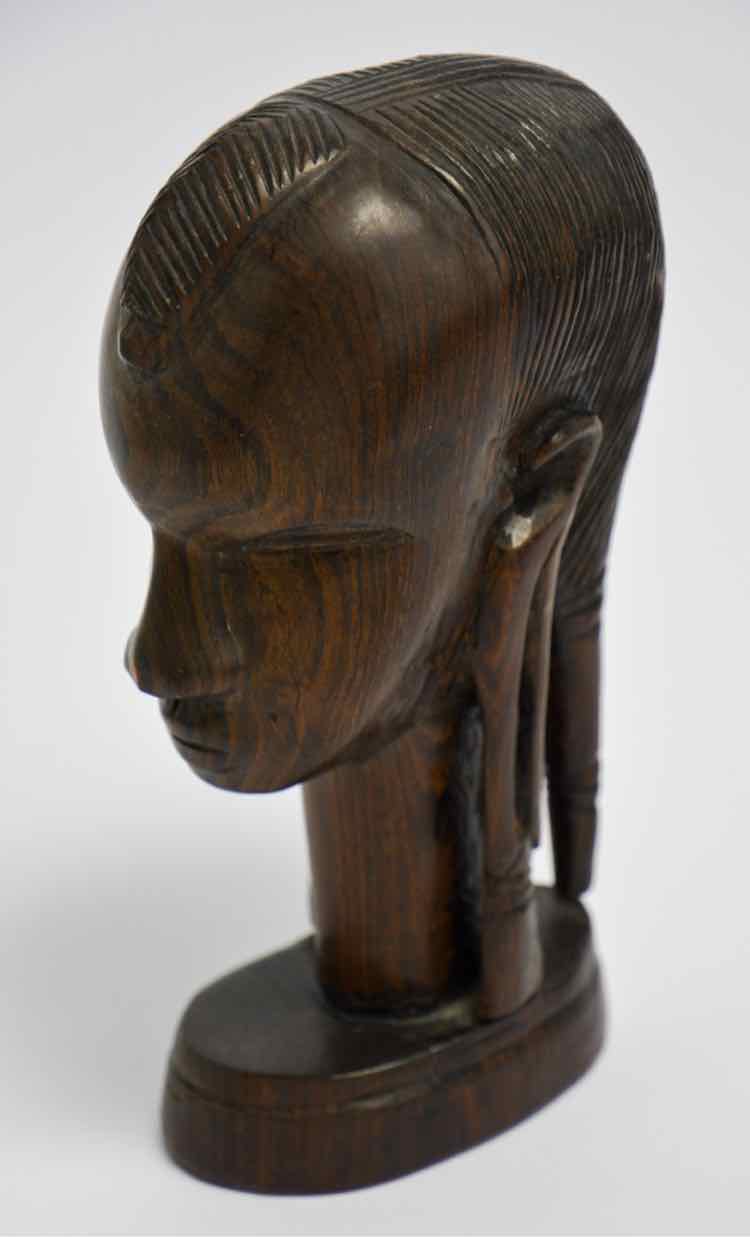 Hand Carved African Bust