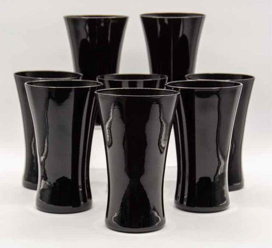 8 Seneca Flat Tumblers in Ebony