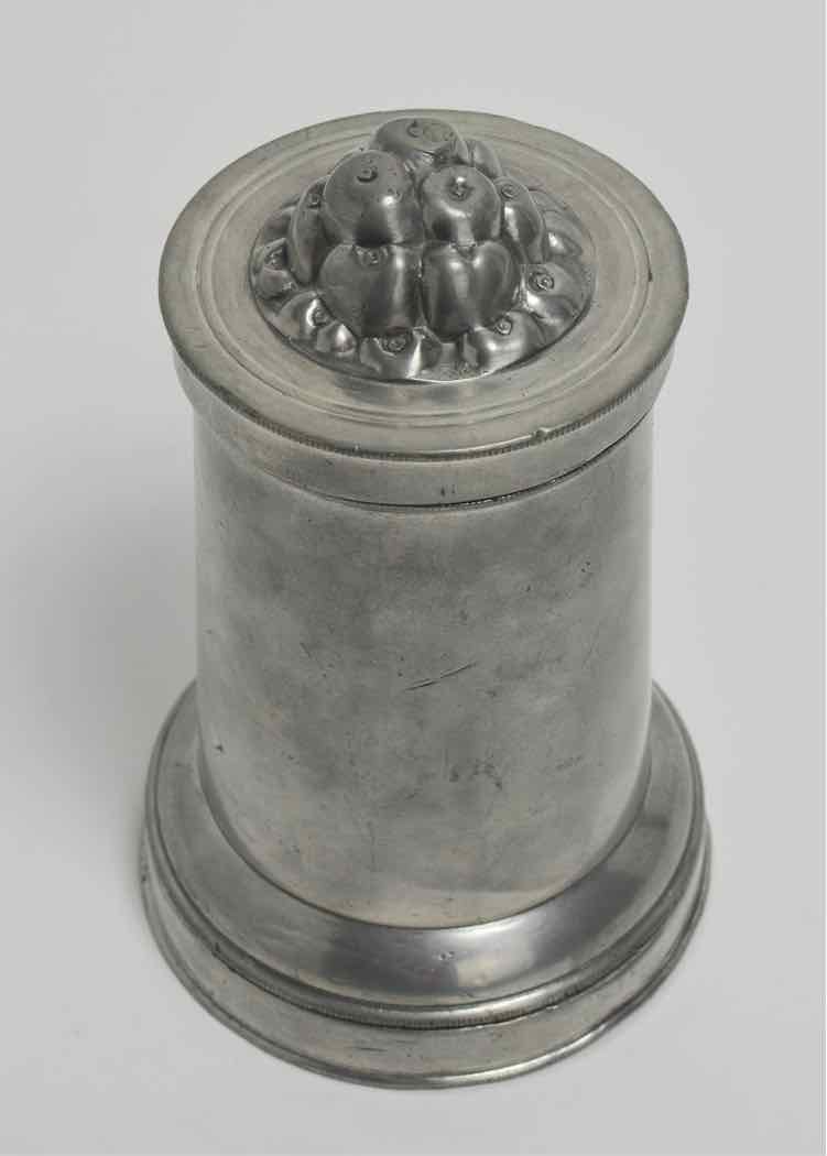 Vtg. Victorian Pewter 3-Pints Ice Cream Mould