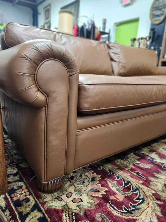 Avery Boardman Leather Sleeper Sofa