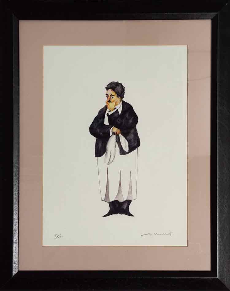 Monsieur Lucian Serigraph by Guy Buffet Art