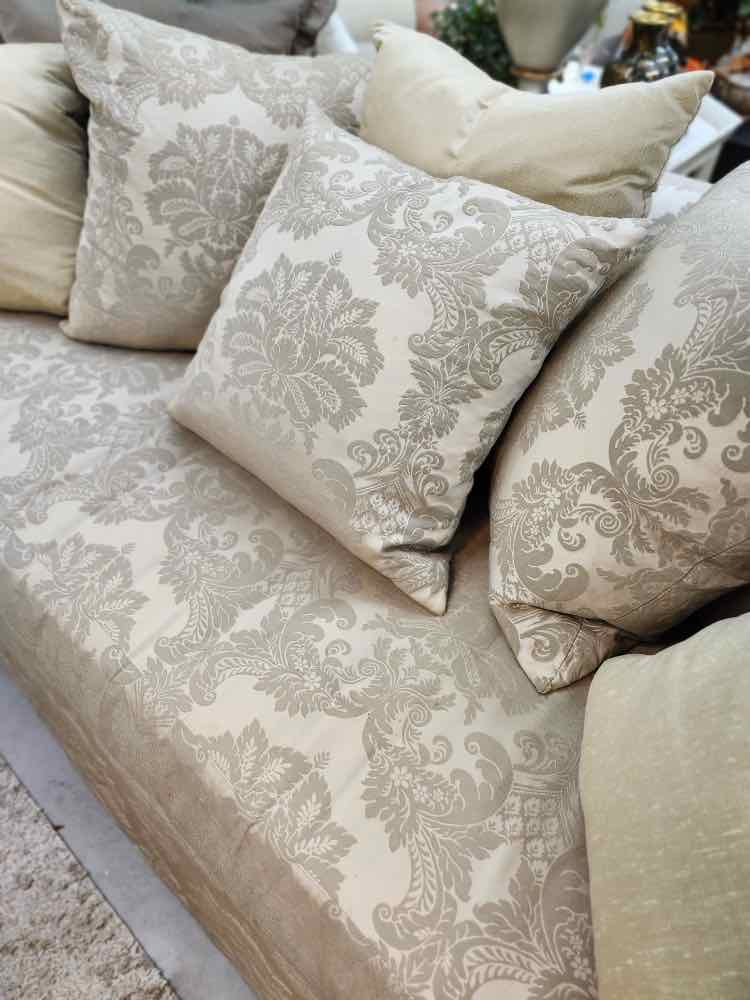 Gold Marge Carson Sofa