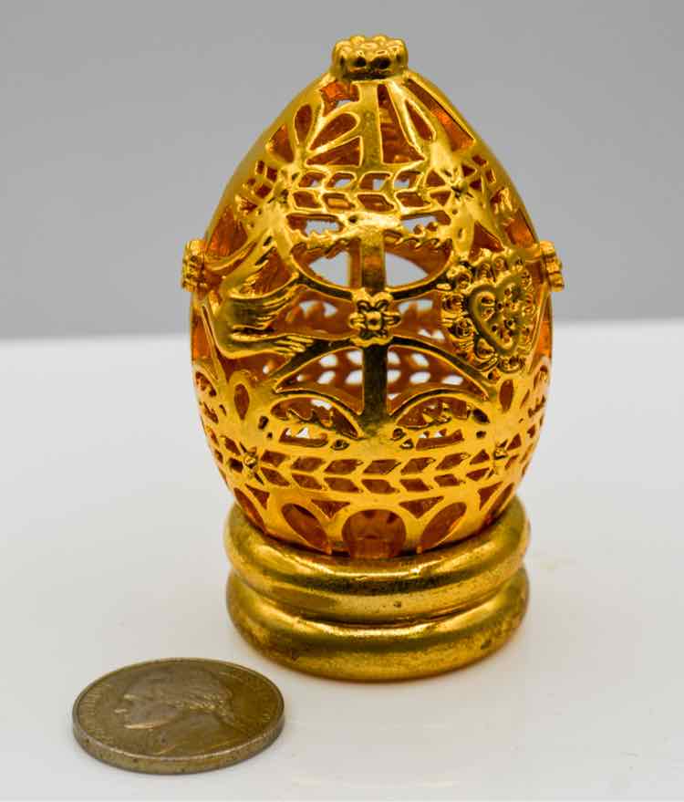 Vintage Franklin Mint 1988 Golden Egg
