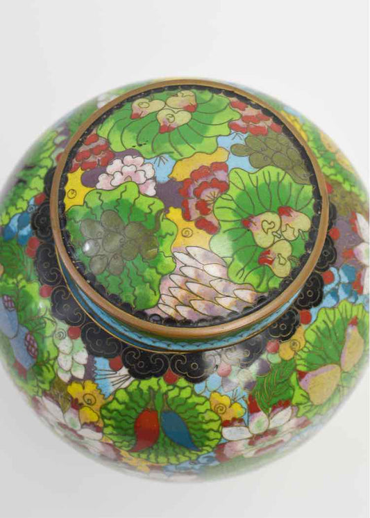 Cloisonne Decor Urn