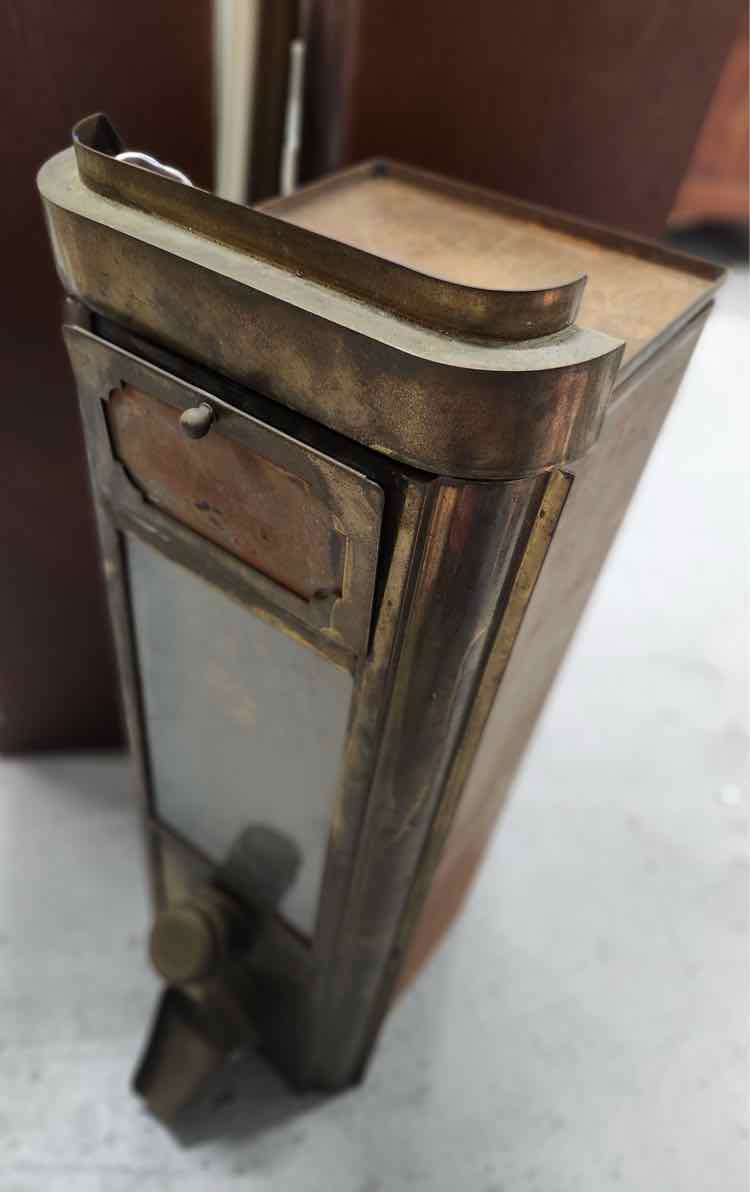 Antique D.R.G.M Dried Goods Copper/Metal Dispenser