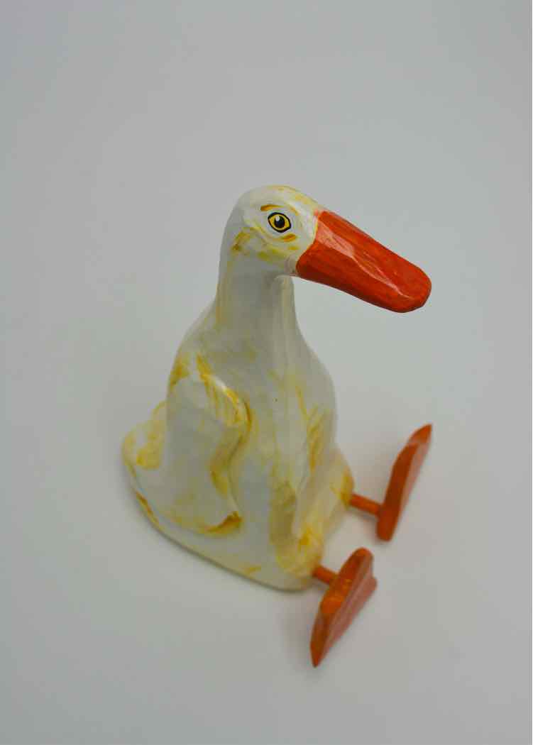 'Waddles in Wood' by MC Smith Sculpture