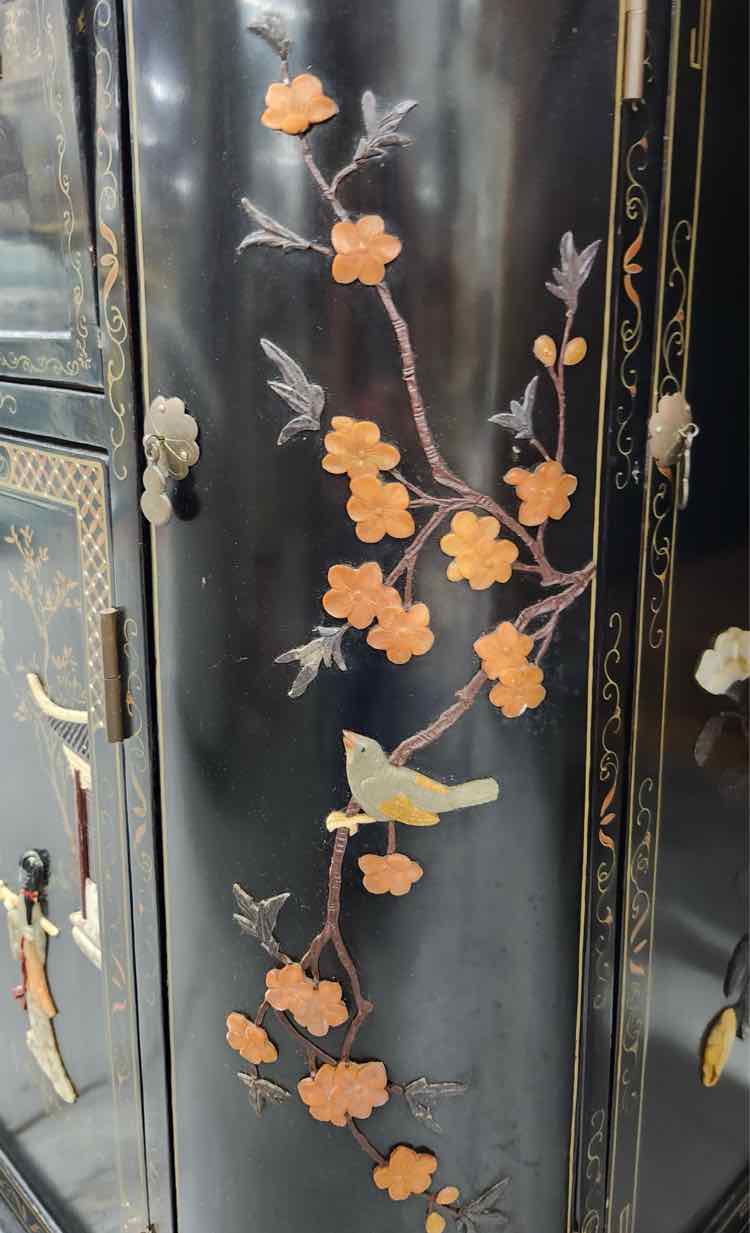 Black Handpainted Bar