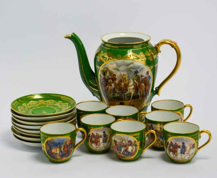 19th C. Napoleon Tea Set