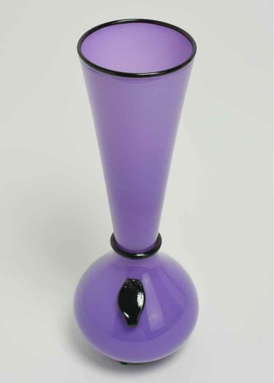Purple Hand-Blown Vase