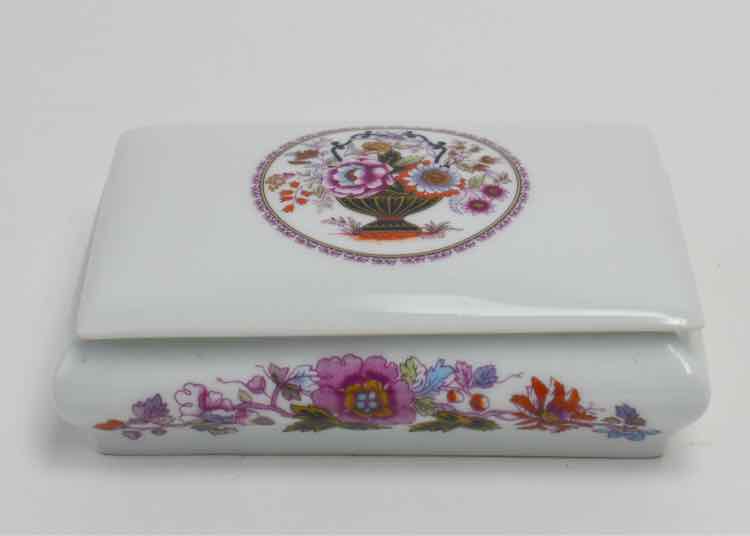 Limoges France Rect.Porcelain Trinket Box