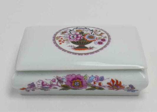 Limoges France Rect.Porcelain Trinket Box