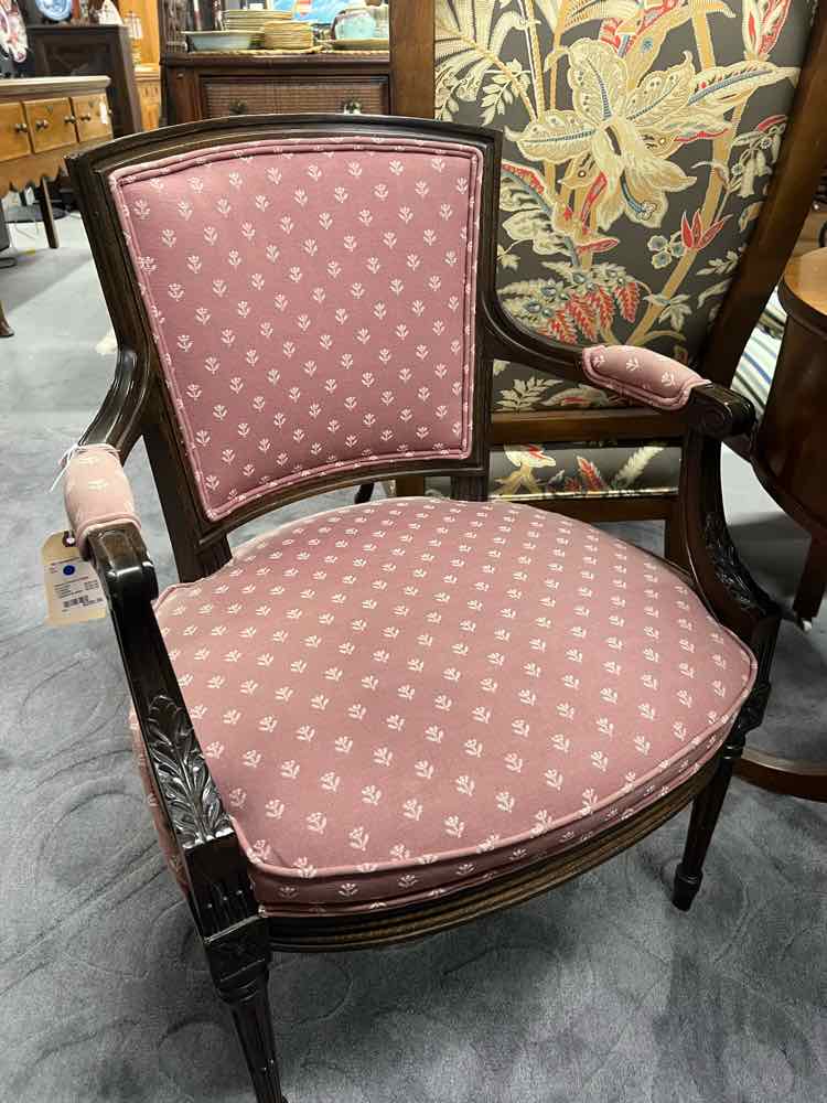 Pair Mauve Drexel Heritage Armchairs