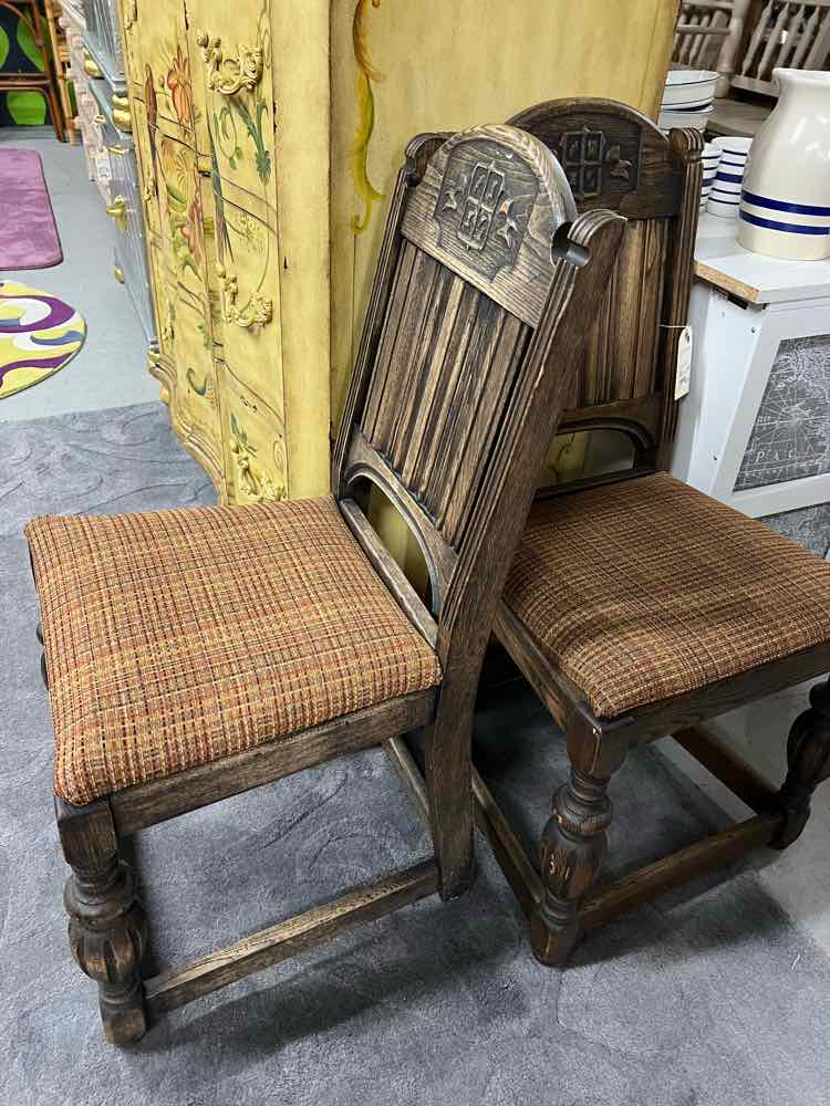 Pair of Wooden Chairs