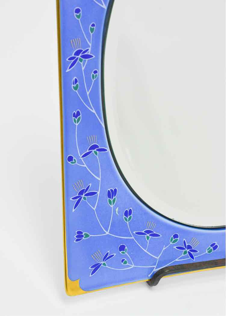 Cobalt Blue & Gold Vtg. Vanity Tray