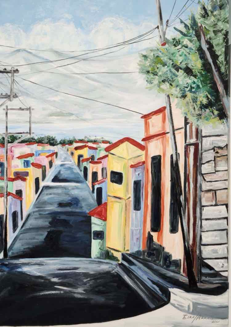 Art 'Calle nen Cuba' Oil by Eira Arrate H.