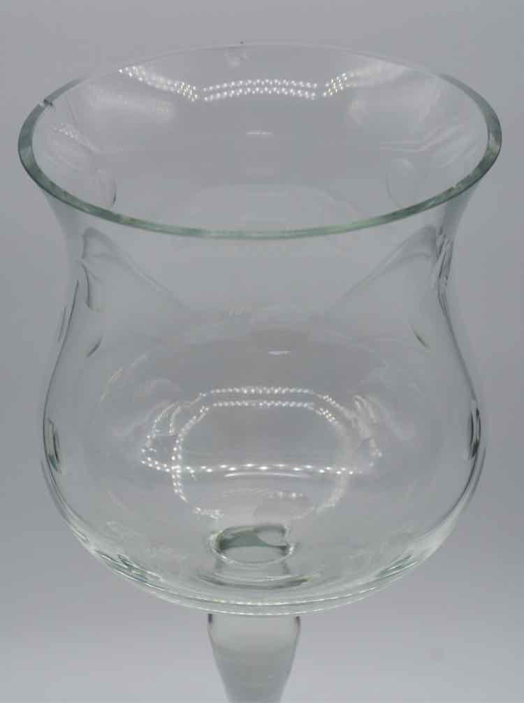 Tall Glass Candle Holder