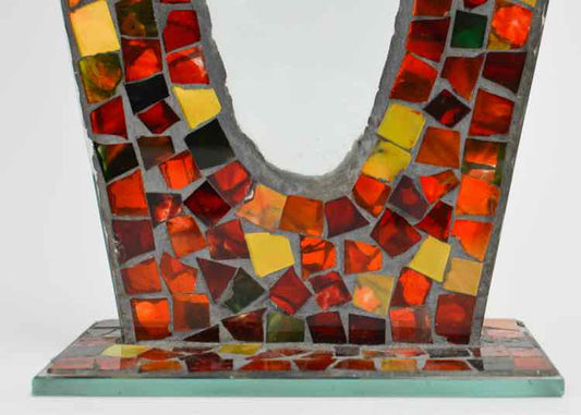 Handcrafted Mosaic Glass Vase
