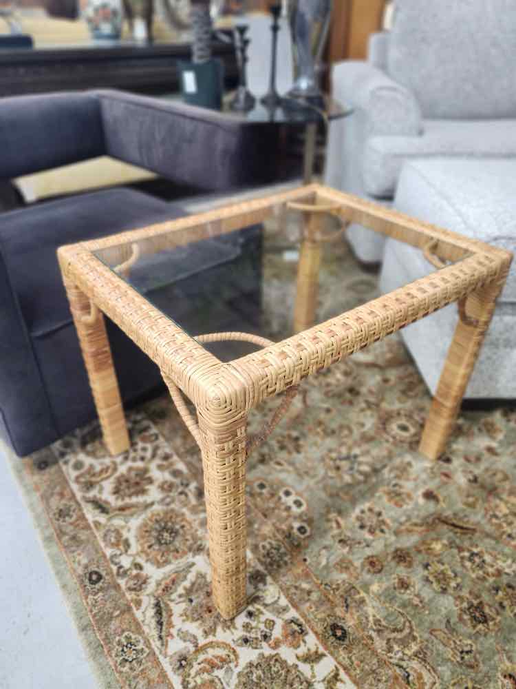 Rattan Outdoor End Table