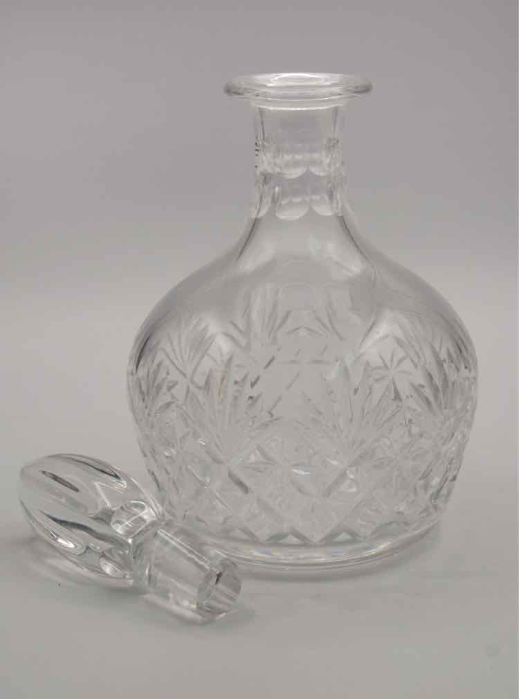 Cut Glass Crystal Decanter