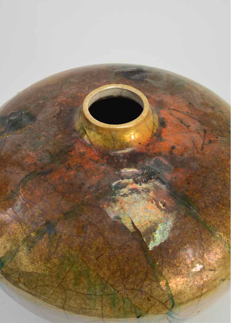 Tim Skull Ferrous Crackle Inlayed W/Wire