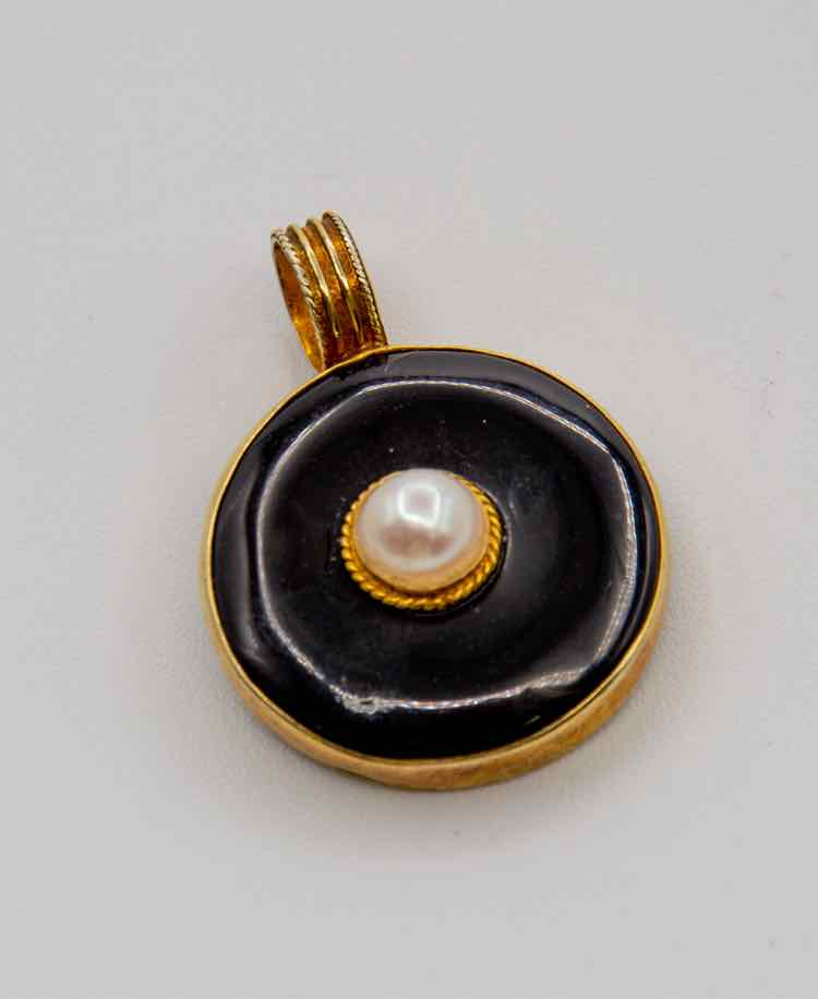 24k over .925 Pendant