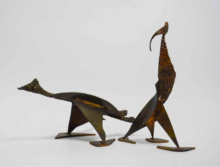 Brutalist Bird Sculpture