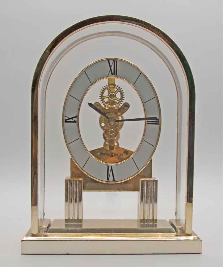 Gold Howard Miller Clock