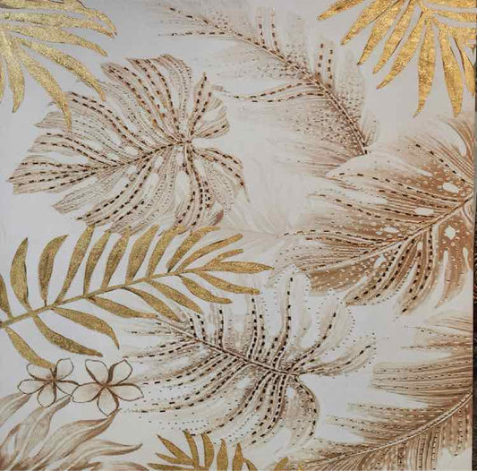 Gold Palm Fram's Mixed Media