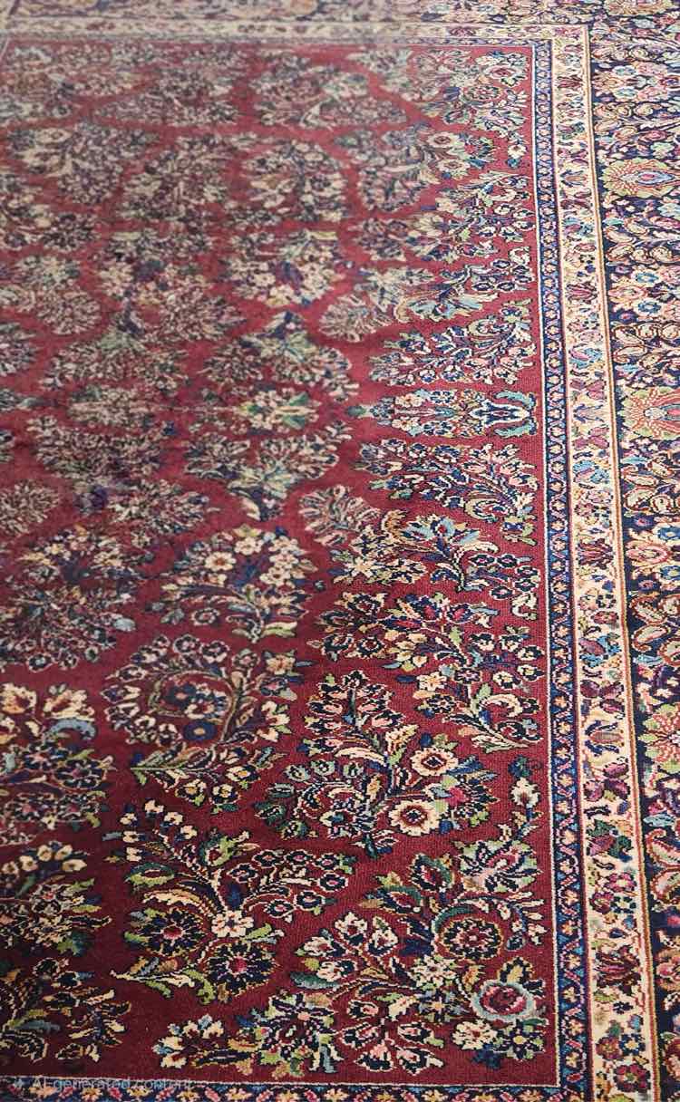 8'8" X 12' Red Karastan Rug