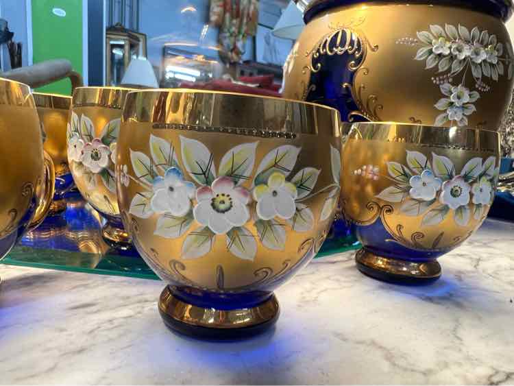 Bavarian Punch Bowl Set 12 cups