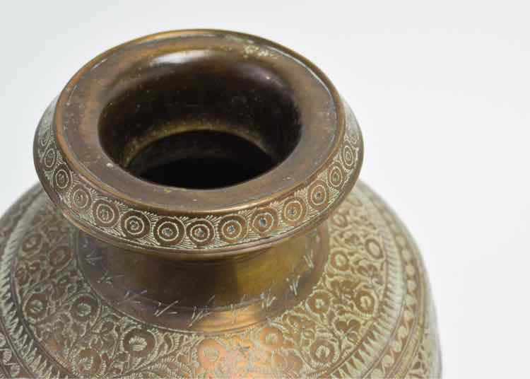 Indian Brass Round Water Jar