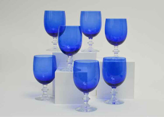 Hiroca Cobalt Glassware