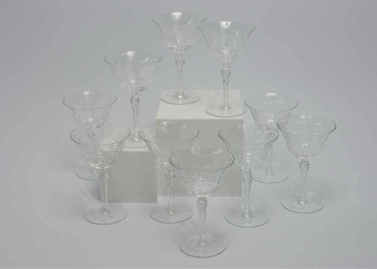Vintage Rock Sharpe Champagne Glasses