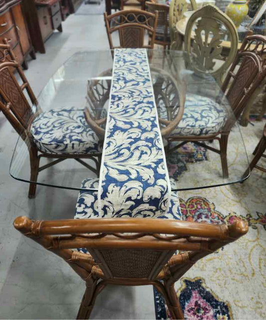 Glass Top Table w/4 Chairs