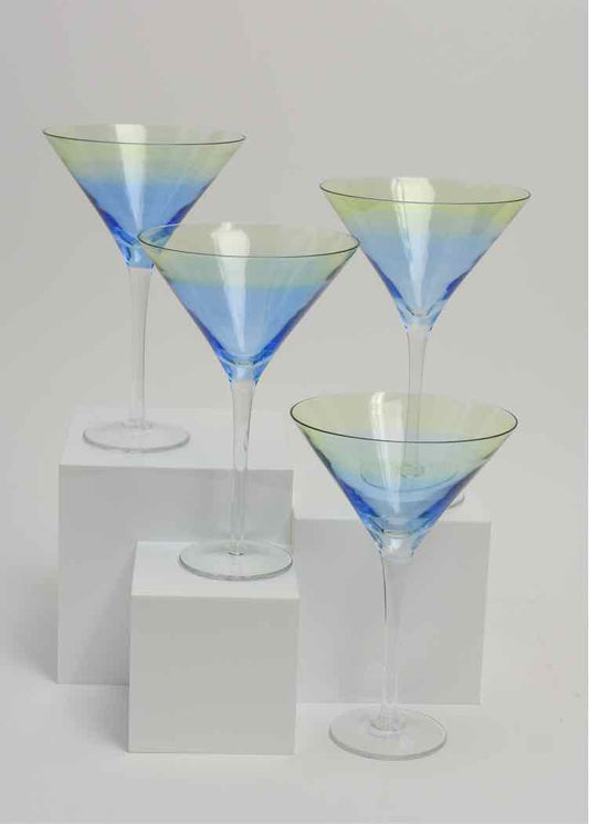 Circleware Romania Ombre Martini Glasses