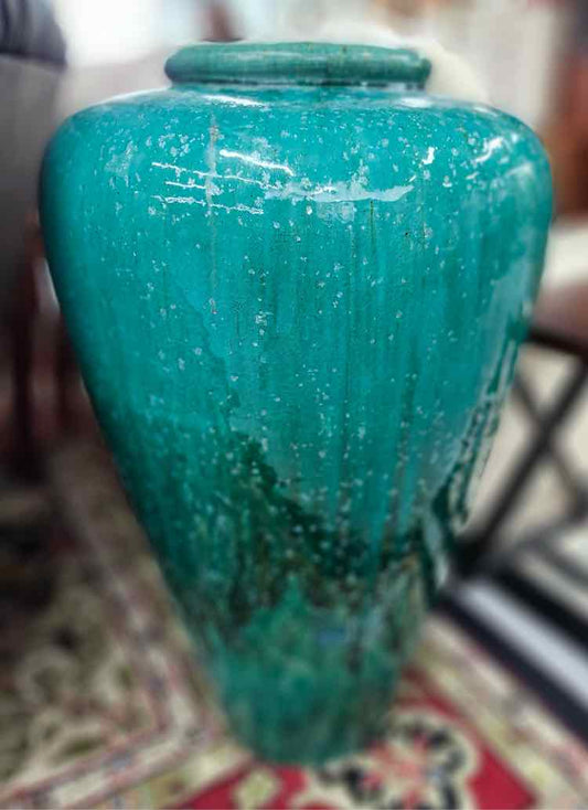 Large Green Vase