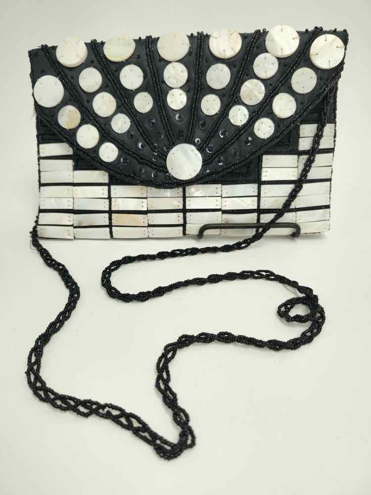Black & White MOP Purse