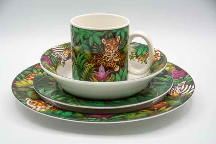 Sakura Animal Plate Set  27pc