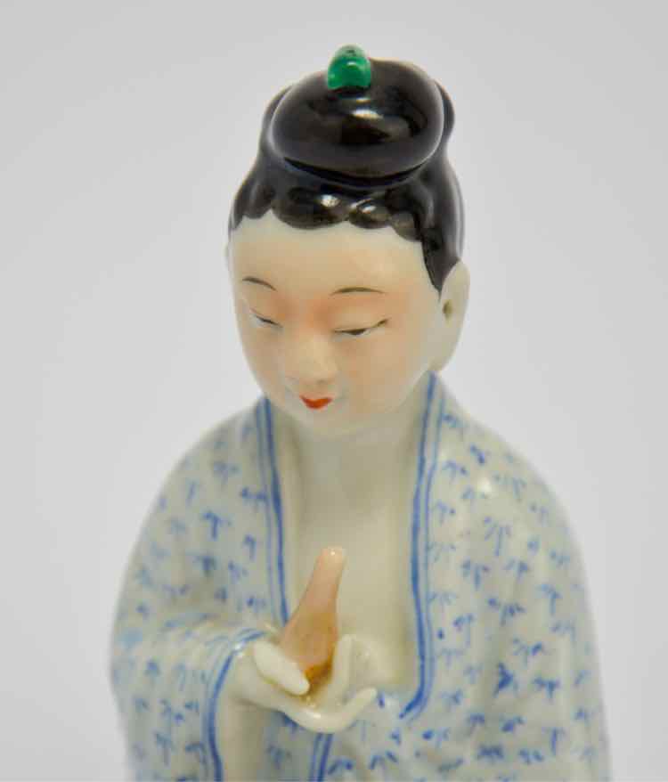 Chinese Porcelain Guan God