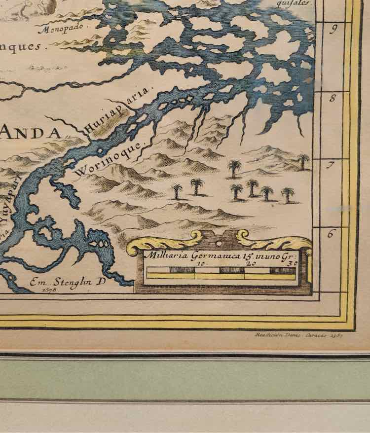 Art Venezuelan Map Print by Meridies